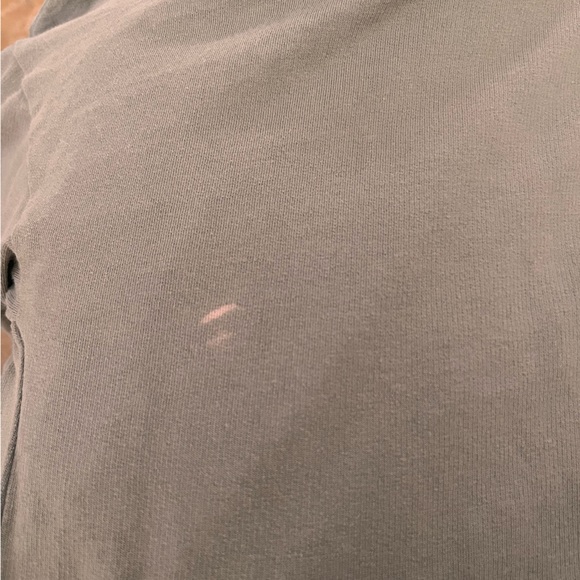 Zara Trafaluc Sweater Open Front Green Size S Waterfall Drape Front - Picture 5 of 5